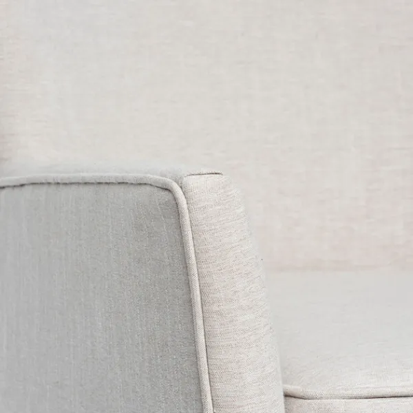 Accent Chairs-Kirkland's Home Upholstered Armchair Ivory