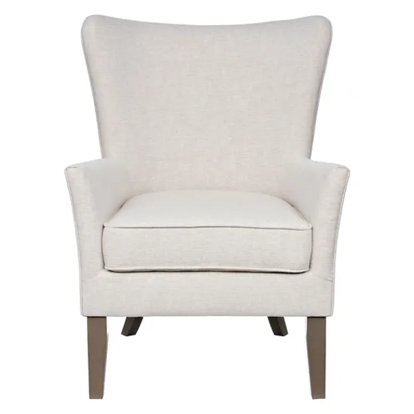 Accent Chairs-Kirkland's Home Upholstered Armchair Ivory