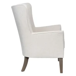 Accent Chairs-Kirkland's Home Upholstered Armchair Ivory
