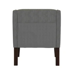 Accent Chairs-Kirkland's Home Upholstered Button Tufted Accent Chair Gray