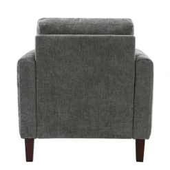 Accent Chairs-Kirkland's Home Upholstered Club Accent Chair Gray