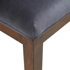 Bar Stools & Counter Height Stools-Kirkland's Home Upholstered Martha Stewart Counter Stool Gray