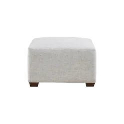 Sofas & Loveseats-Kirkland's Home Upholstered Modular Ottoman Ivory