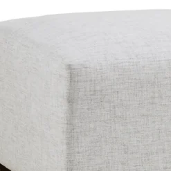 Sofas & Loveseats-Kirkland's Home Upholstered Modular Ottoman Ivory