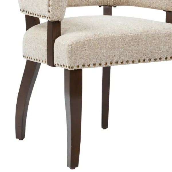 Dining Chairs-Kirkland's Home Upholstered Tufted Dining Chairs, Set Of 2 Ivory