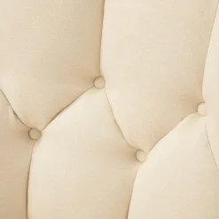 Accent Chairs-Kirkland's Home Upholstered Tufted Wingback Accent Chair Ivory