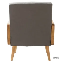 Accent Chairs-Kirkland's Home Upholstered Velvet Accent Chair Gray