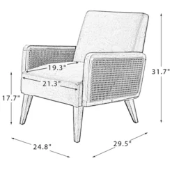 Accent Chairs-Kirkland's Home Upholstered Velvet Accent Chair Gray