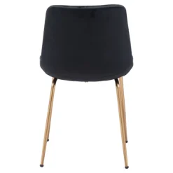 Dining Chairs-Kirkland's Home Upholstered Velvet Dining Chairs, Set Of 2 Black