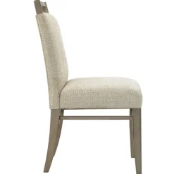 Dining Chairs-Kirkland's Home Upholstered Wooden Dining Chairs, Set Of 2 Ivory