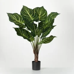 Trees & Topiaries-Kirkland's Home Veined Zebra Palm Potted Plant