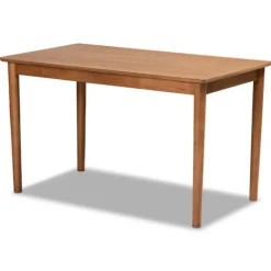 Dining Sets-Kirkland's Home Velvet And Walnut Bench 4-Pc. Dining Set Gray