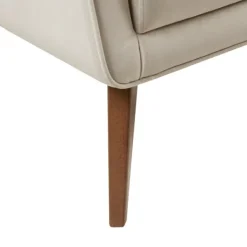Accent Chairs-Kirkland's Home Velvet Tufted Midcentury Accent Chair Ivory