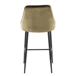 Bar Stools & Counter Height Stools-Kirkland's Home Velvet Upholstered Counter Stools, Set Of 2 Green