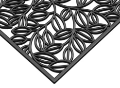 Doormats-Kirkland's Home Vine Rubber Doormat, 36X24 Black
