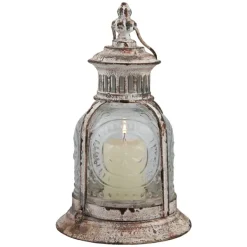 Lanterns-Kirkland's Home Vintage Cafe Lantern, 10 In. White
