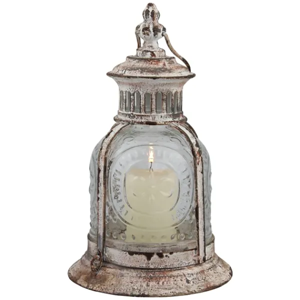 Lanterns-Kirkland's Home Vintage Cafe Lantern, 10 In. White