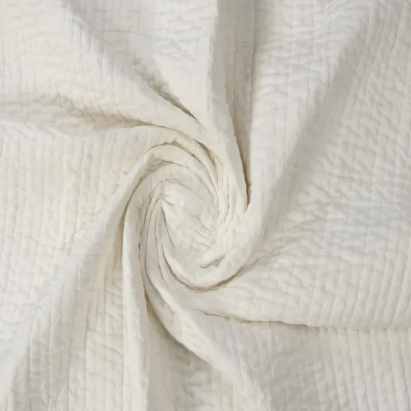 Blankets & Throws-Kirkland's Home Vintage Cotton Fringe Throw Ivory