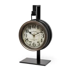 Clocks-Kirkland's Home Vintage Tabletop Hanging Clock With Stand