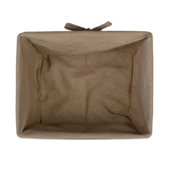 Baskets & Boxes-Kirkland's Home Vintage Wire Baskets With Taupe Liner, Set Of 3 Tan
