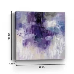 Canvas Art-Kirkland's Home Violet Rain Canvas Art Print Blue