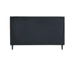Beds & Headboards-Kirkland's Home Viv Charcoal Diamond Tufted Full Bed Frame Gray