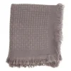Blankets & Throws-Kirkland's Home Waffle Weave Throw Blanket Gray