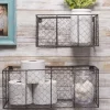 Wall Storage-Kirkland's Home Wall Hanging Chicken Wire Baskets, Set Of 2