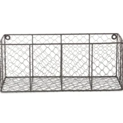 Wall Storage-Kirkland's Home Wall Hanging Chicken Wire Baskets, Set Of 2