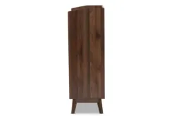 Dressers & Chests-Kirkland's Home Walnut 5-Drawer Wood Chest Brown