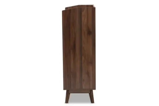 Dressers & Chests-Kirkland's Home Walnut 5-Drawer Wood Chest Brown