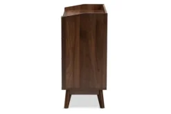 Dressers & Chests-Kirkland's Home Walnut 3-Drawer Wood Chest Brown