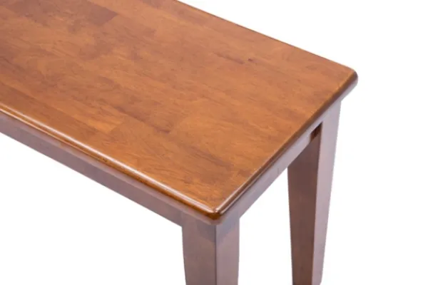 Dining Chairs-Kirkland's Home Walnut Wooden Dining Bench Brown