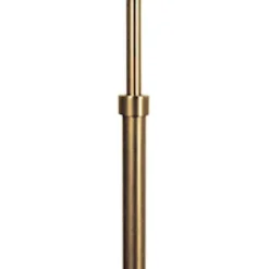 Floor Lamps-Kirkland's Home Warm Bronze Metal Reading Floor Lamp Brown