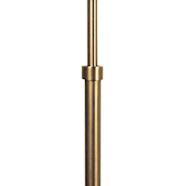 Floor Lamps-Kirkland's Home Warm Bronze Metal Reading Floor Lamp Brown