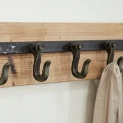 Hooks-Kirkland's Home Warm Brown Industrial Iron Wall Hooks