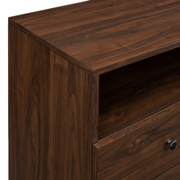 Cabinets & Sideboards-Kirkland's Home Warm Brown Lizzy Mid-Century Modern Sideboard