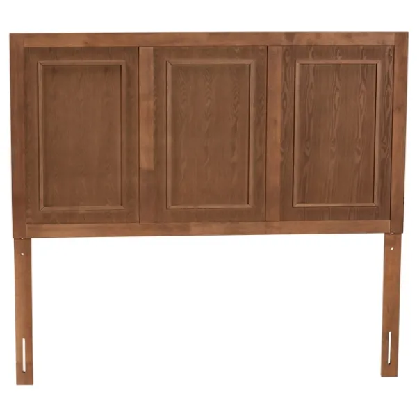 Beds & Headboards-Kirkland's Home Warm 3-Panel Wood Queen Headboard Brown