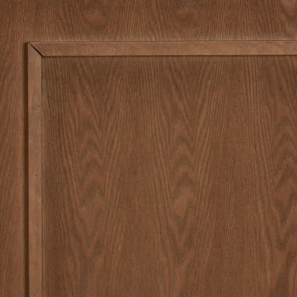 Beds & Headboards-Kirkland's Home Warm 3-Panel Wood Queen Headboard Brown