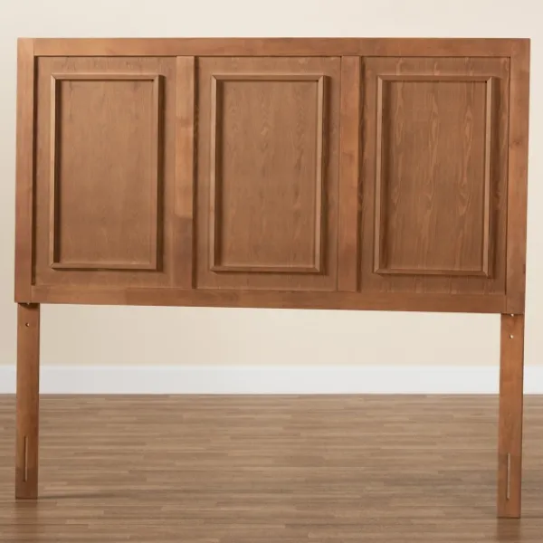 Beds & Headboards-Kirkland's Home Warm 3-Panel Wood Queen Headboard Brown