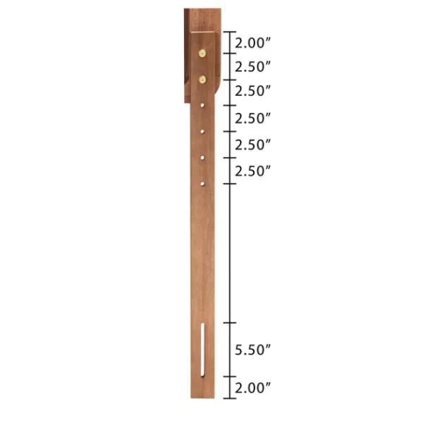Beds & Headboards-Kirkland's Home Warm 3-Panel Wood Queen Headboard Brown