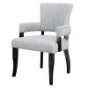 Dining Chairs-Kirkland's Home Warms Nailhead Trim Dining Chair Gray