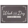 Kitchen & Floor Mats-Kirkland's Home Wash And Dry Floor Mat, 24X36 Gray
