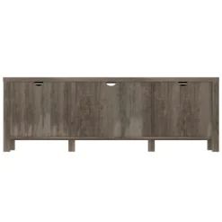 Tv Stands & Media Consoles-Kirkland's Home Wash Barn Door Tv Stand Gray