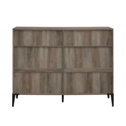 Bookshelves-Kirkland's Home Wash Bookshelf With Mesh Sides Gray