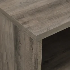 Tv Stands & Media Consoles-Kirkland's Home Wash Wood Helix Open Shelf Tv Stand Gray