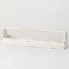 Decorative Trays-Kirkland's Home Washed Wooden Tray With Handle White