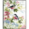 Canvas Art-Kirkland's Home Watercolor Birds I Framed Canvas Art Print Green/Red/White