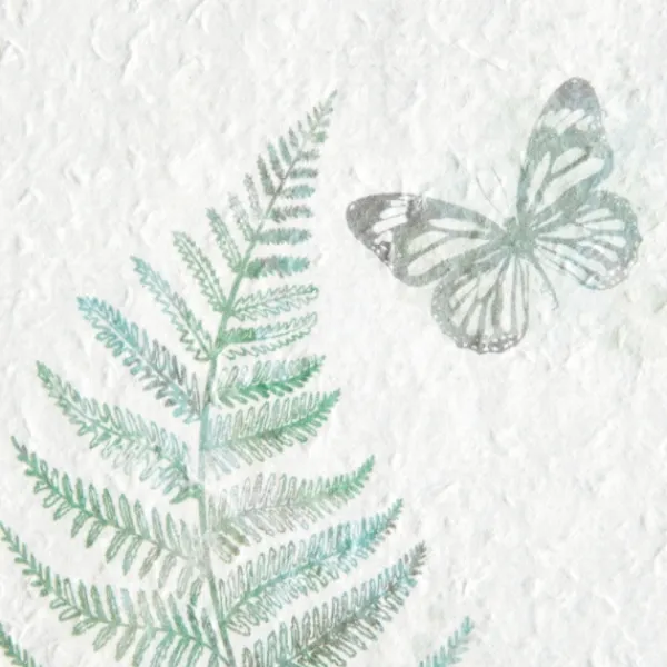Framed Art-Kirkland's Home Watercolor Ferns 2-Pc. Framed Wall Art Green/White/Brown