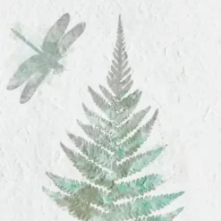 Framed Art-Kirkland's Home Watercolor Ferns 2-Pc. Framed Wall Art Green/White/Brown